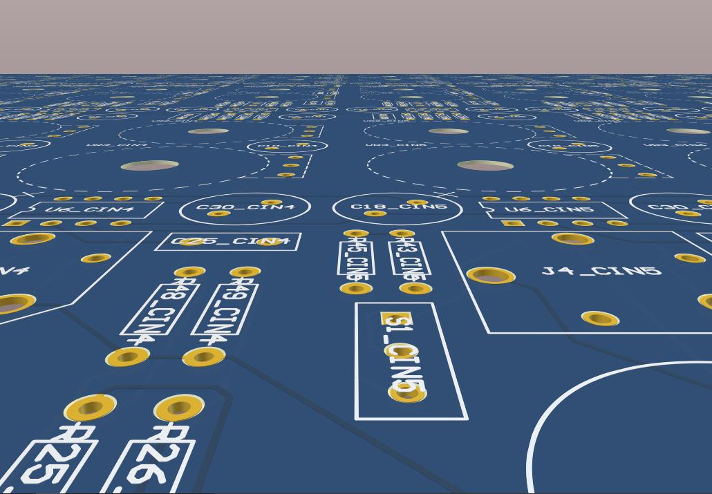 擁有3D組件主體的PCB設計。smt貼片打樣